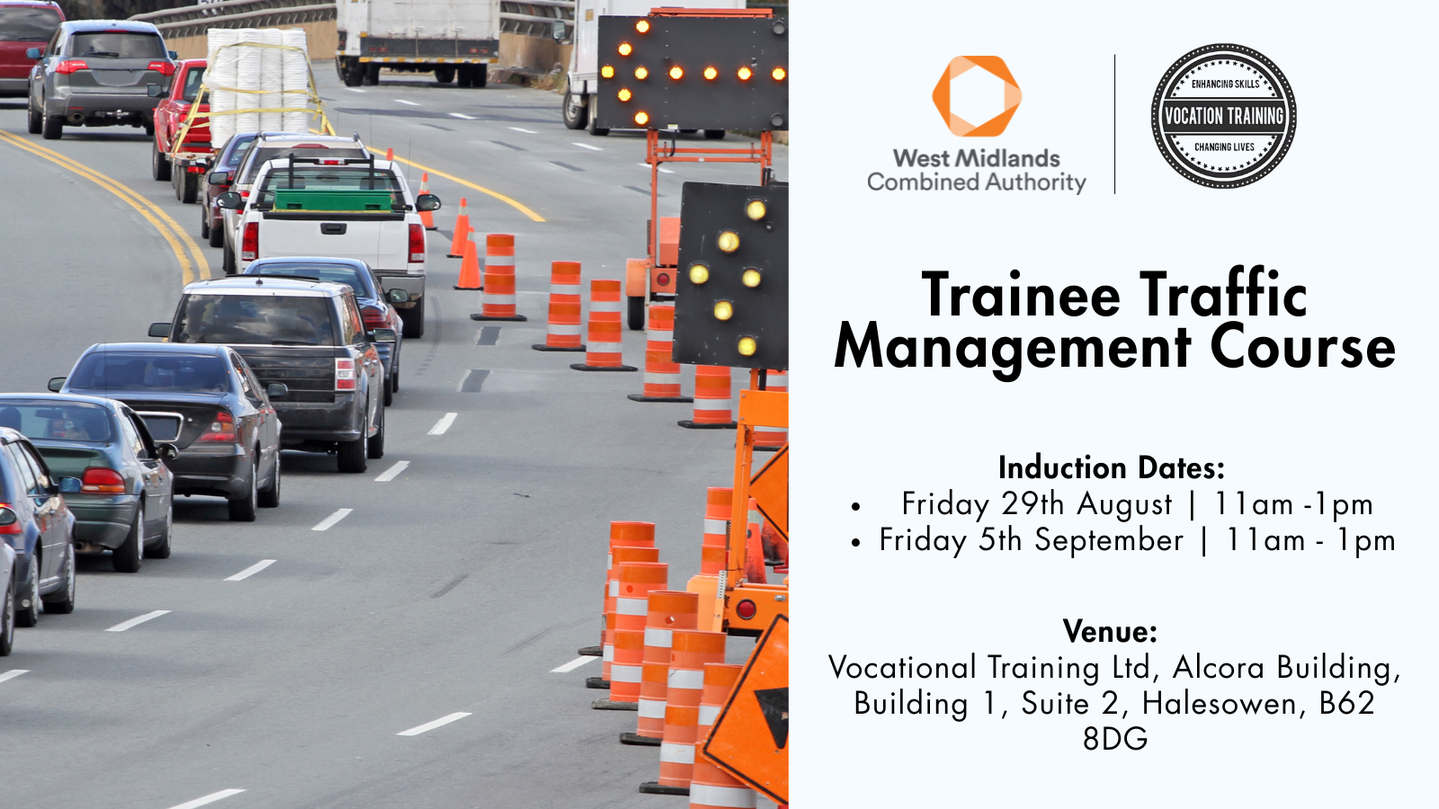 West Midlands Combined Authority - Trainee Traffic Management Course