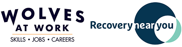 Wolves at Work and Recovery Near You Logos